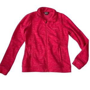 Plush Fleece Full Zip Jacket ESPN Logo Fuchsia S